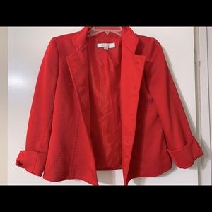 Tahari petite coral blazer
